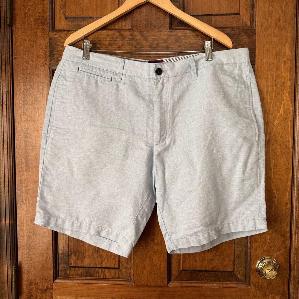 Untuckit Blue Shorts w/Flat Front Size 38W